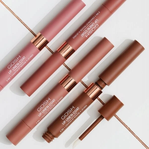 „Gosh Lip Line'n Coat Labial 2 En 1 002“ – degintas cinamonas, 2 ml