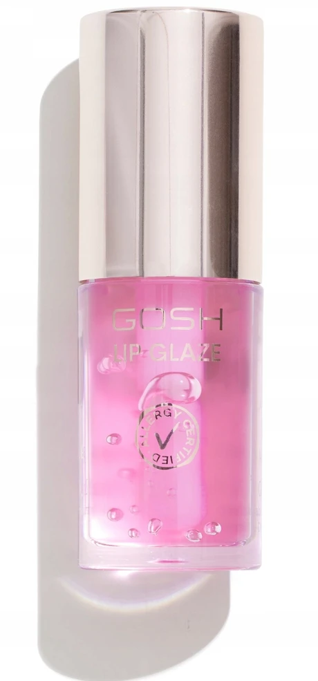 Gosh Lip Glaze Allergy Certified Long-lasting shine Lūpų blizgis 001 Shocking Rožinė 5.5 ml