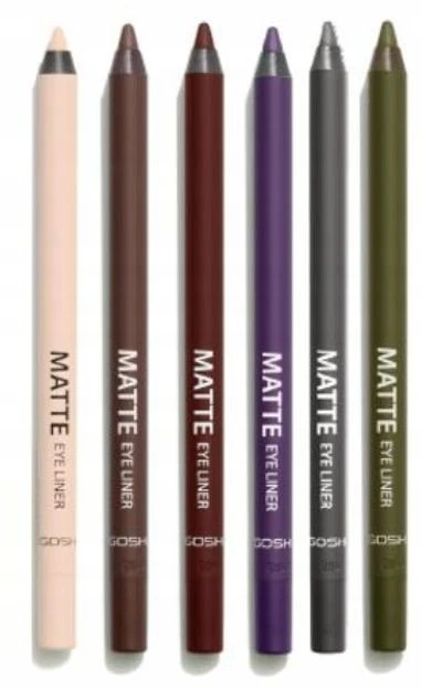 Gosh Matte Eye Liner Fragrance-Free Akių apvadas Pieštukas Matte Finish Kohl Akių apvadas 013 Nude 1.2 g