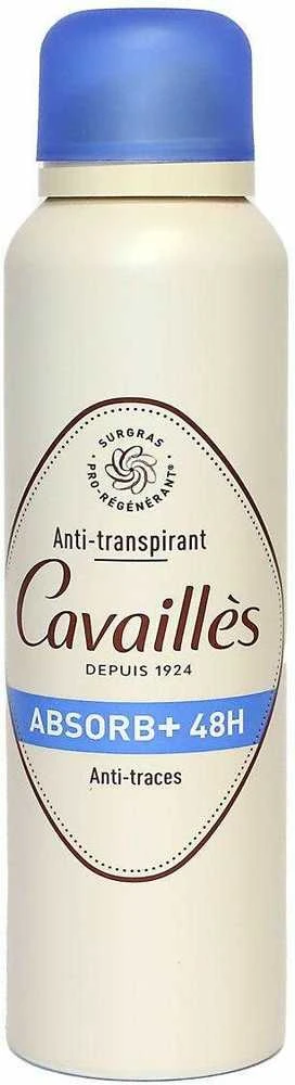 Rogé Cavailles Absorb+ dezodorantas su mėlynu dangteliu