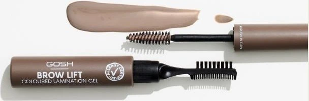 „Gosh Brow Lift“ laminavimo efekto antakių gelis „001 Pilkas Brown“, 3 ml
