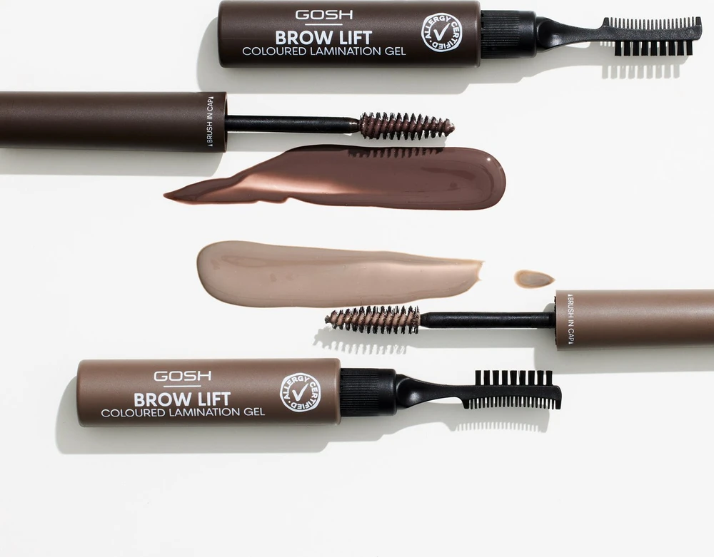 „Gosh Brow Lift“ laminavimo efekto antakių gelis „001 Pilkas Brown“, 3 ml