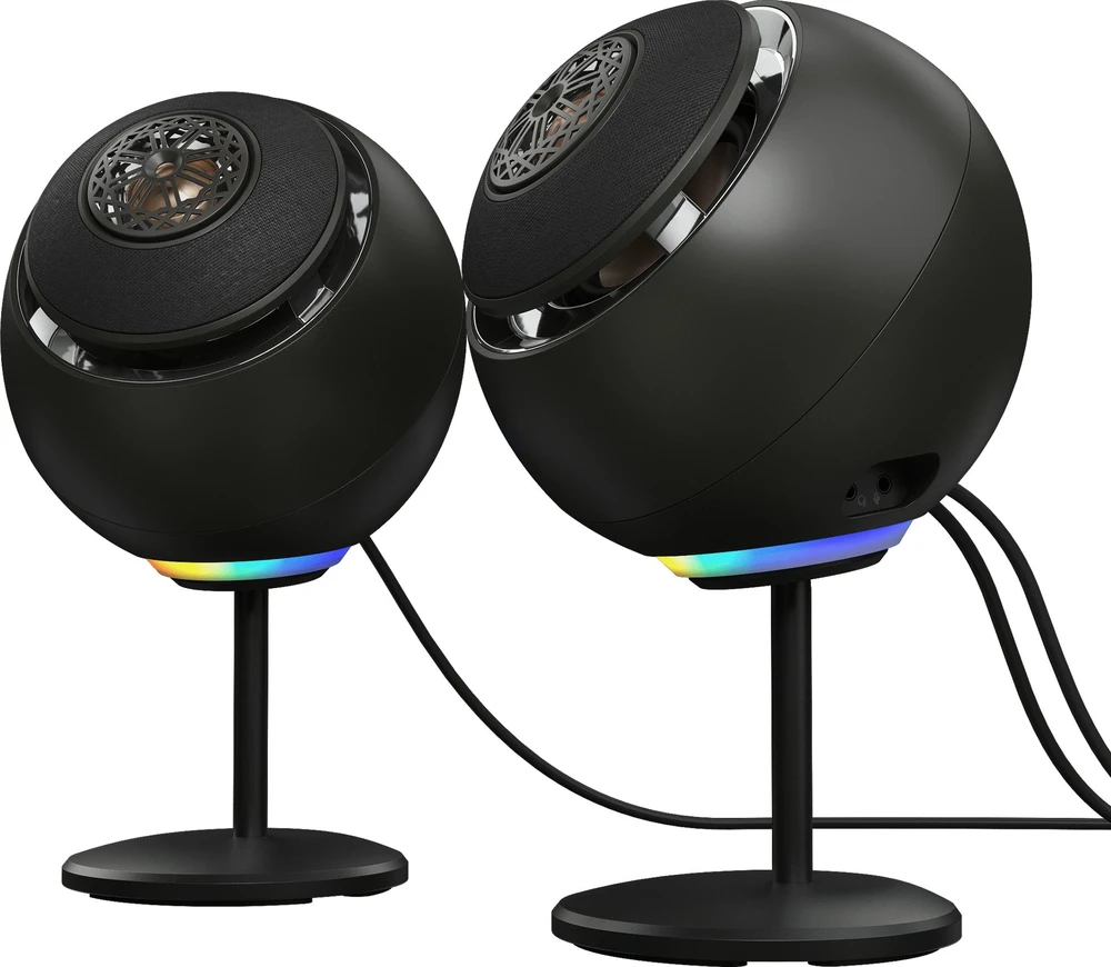 Kompiuterio kolonėlės Creative Pebble Nova USB-C 2.0 computer speakers juodos spalvos
