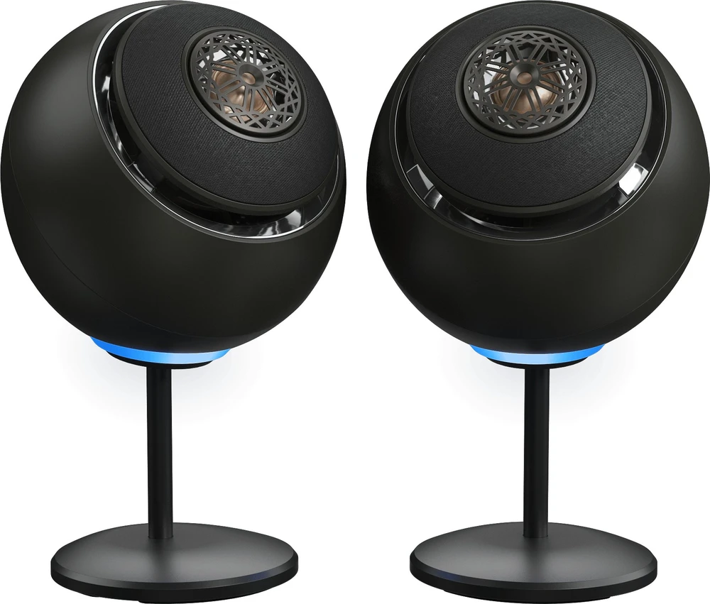 Kompiuterio kolonėlės Creative Pebble Nova USB-C 2.0 computer speakers juodos spalvos