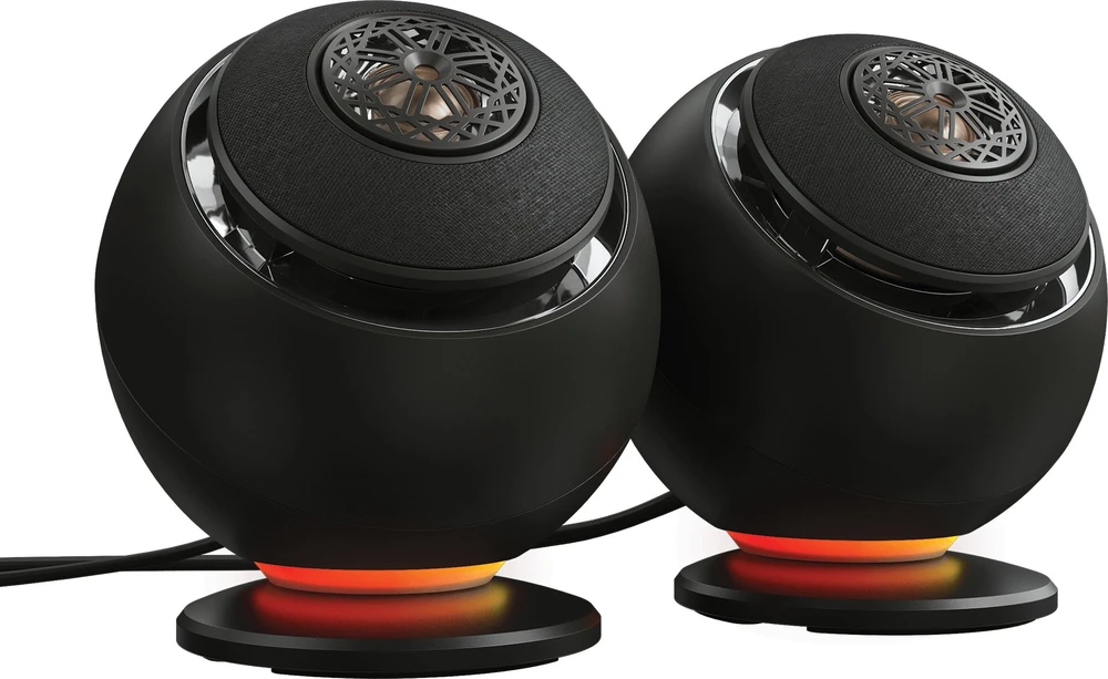 Kompiuterio kolonėlės Creative Pebble Nova USB-C 2.0 computer speakers juodos spalvos
