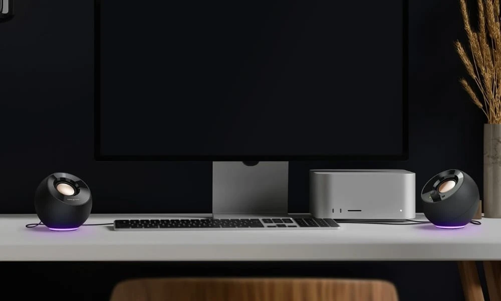 Kompiuterio kolonėlės Creative kompiuterinės kolonėlės 2.0 Pebble SE USB-C su RGB pašvietimu