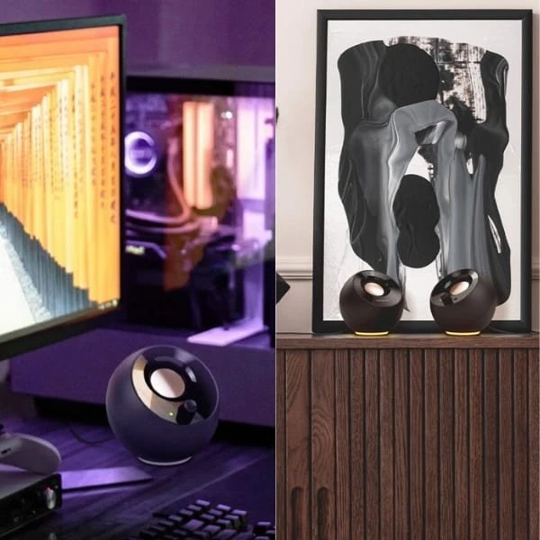 Kompiuterio kolonėlės Creative kompiuterinės kolonėlės 2.0 Pebble SE USB-C su RGB pašvietimu