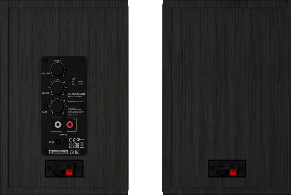 Kompiuterio kolonėlės Genesis | Speakers | Arsen 302BT | 20 W | Bluetooth | Belaidė jungtis | Juodas