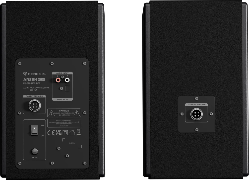 Kompiuterio kolonėlės Genesis Arsen 502BT 2.0 juoda