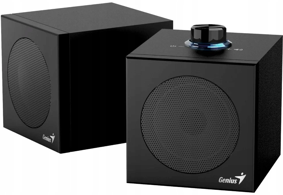 Kompiuterio kolonėlės Genius SP-HF300U garsiakalbiai, 4W, juodas, medinis