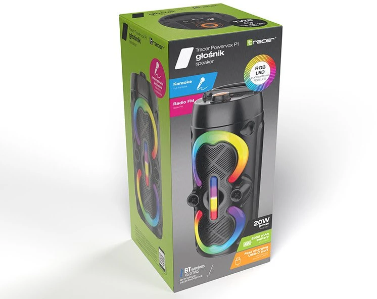 „Tracer Powervox P1 TWS“ „Bluetooth“ ausinės