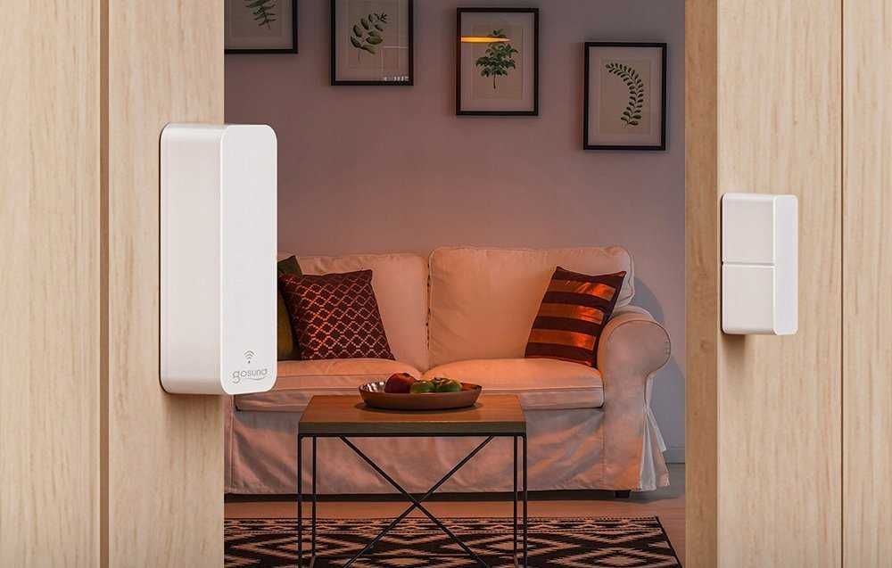 Zigbee Gosund ST18 išmanusis durų ir langų atidarymo jutiklis Tuya