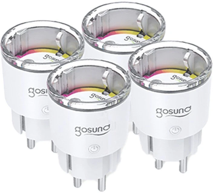 „Gosund EP2-Z ZigBee“ išmaniųjų lizdų, keturių, 10A, pakuotė