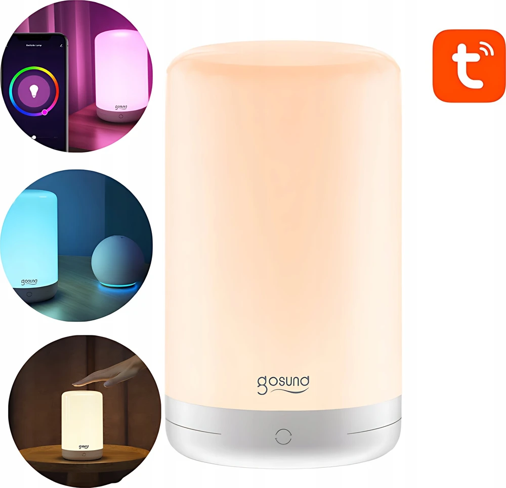 RGB WiFi išmanioji naktinė lemputė Gosund LB3 Tuya
