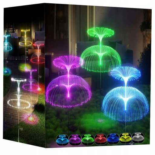 Gotel Q30F LAMPKA SOLARNA OGRODOWA MEDUZA 2SZT