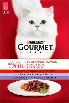 Purina Nestle Drėgnas Kačių Maistas - Gourmet Mon Petit 6x 50g