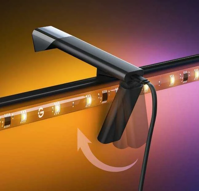 Govee TV apšvietimas 3 lite | LED juostelė | skirtas 55-65 colių televizoriui, Wi-Fi, Bluetooth, RGBIC