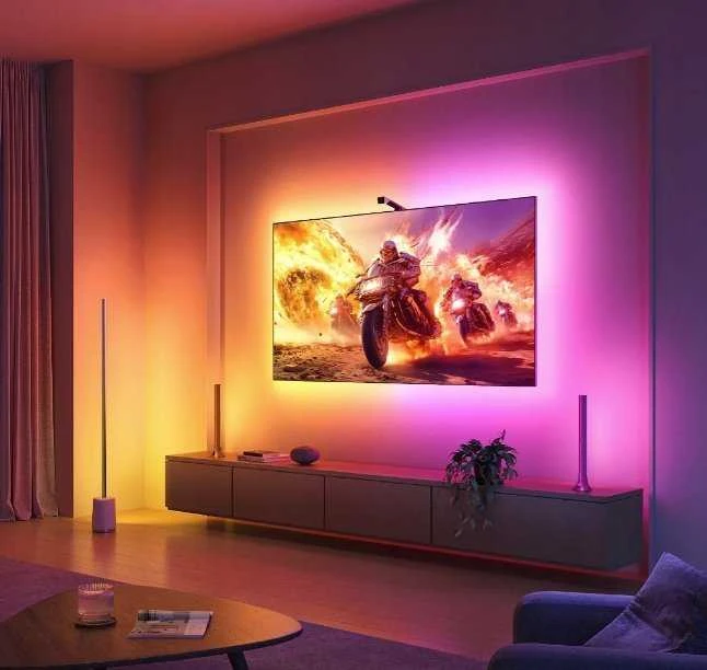 Govee TV apšvietimas 3 lite | LED juostelė | skirtas 55-65 colių televizoriui, Wi-Fi, Bluetooth, RGBIC