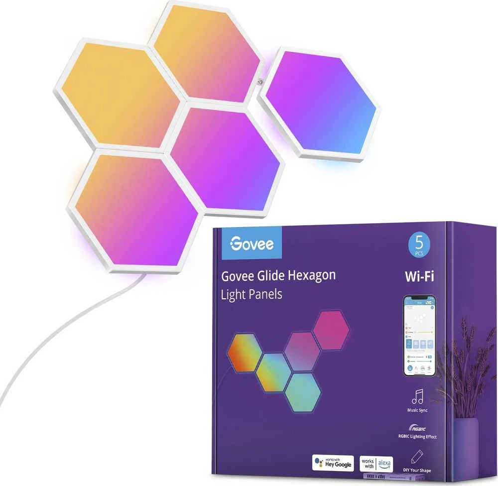 Govee Glide Hexa Light Panels 5 vnt