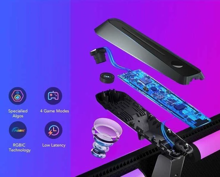 „Govee DreamView G1“ žaidimų foninis apšvietimas (24–29 colių) H604B