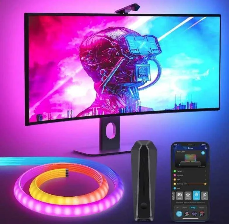 „Govee DreamView G1“ žaidimų foninis apšvietimas (24–29 colių) H604B