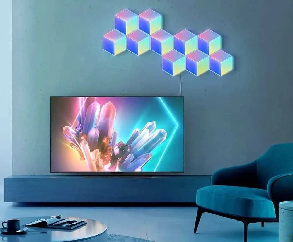 „Govee Glide Hexa Pro“ išmanusis sieninis šviestuvas su „Wi-Fi“ / „Bluetooth“ 72 W