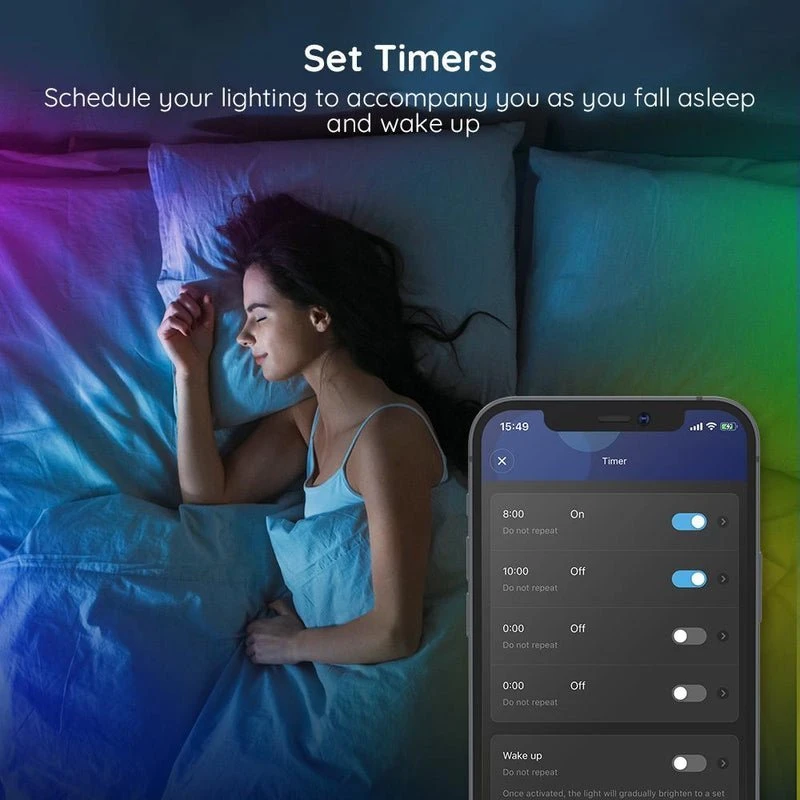 Govee H6110 RGB LED juostelės | Taśma LED | Wi-Fi, Bluetooth, RGB