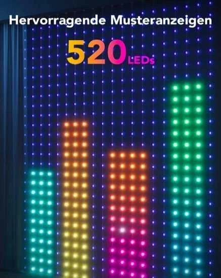 Govee H70B1 Užuolaidinis šviestuvas | LED užuolaida | „Wi-Fi“, „Bluetooth“, RGBIC, IP65