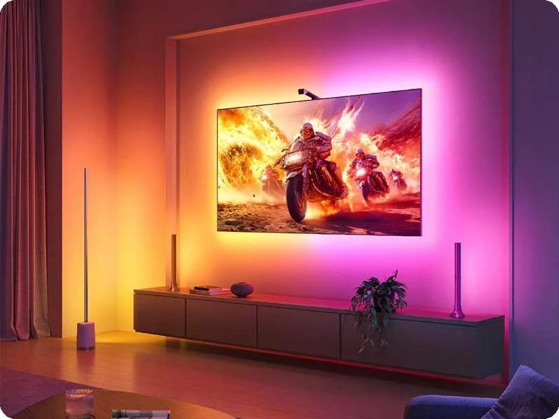 „Govee H6099 TV Backlight 3 Lite“ | LED foninis apšvietimas | 75–85 colių televizoriams, RGBICW, „Wi-Fi“ ir „Bluetooth“
