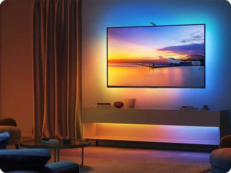 „Govee H6099 TV Backlight 3 Lite“ | LED foninis apšvietimas | 75–85 colių televizoriams, RGBICW, „Wi-Fi“ ir „Bluetooth“