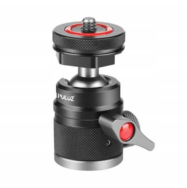 Puluz galvutė Rutulinė galvutė fotoaparatui 3D srieginis 1/4'''' 2x ISO kojelė iki 3kg Puluz / Pu3075b