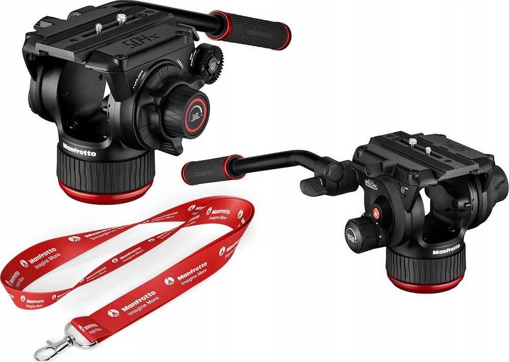 Vaizdo Galvutė - Manfrotto 504X Su Plokščiu Pagrindu