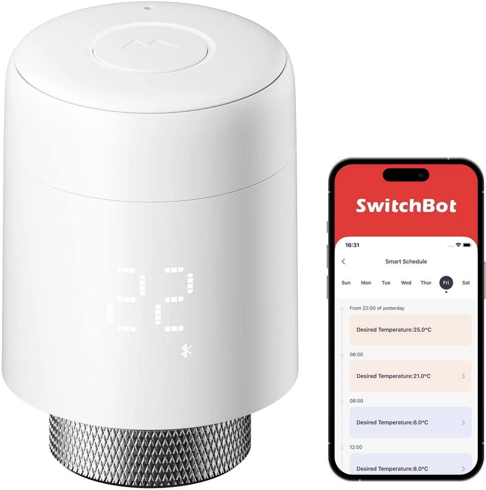 „SwitchBot“ termostatinė galvutė
