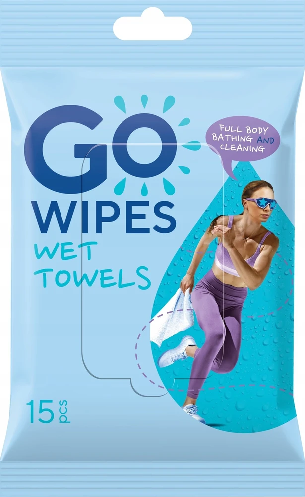 WET WIPES GOWIPES REFRESH GYM 15