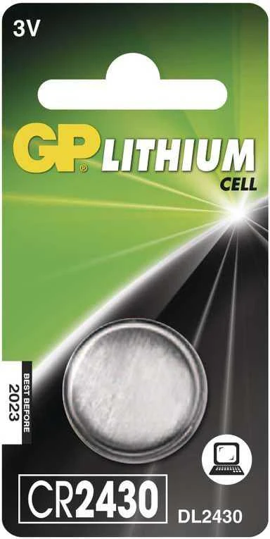 Elementas GP LITHIUM CR2430, 3V