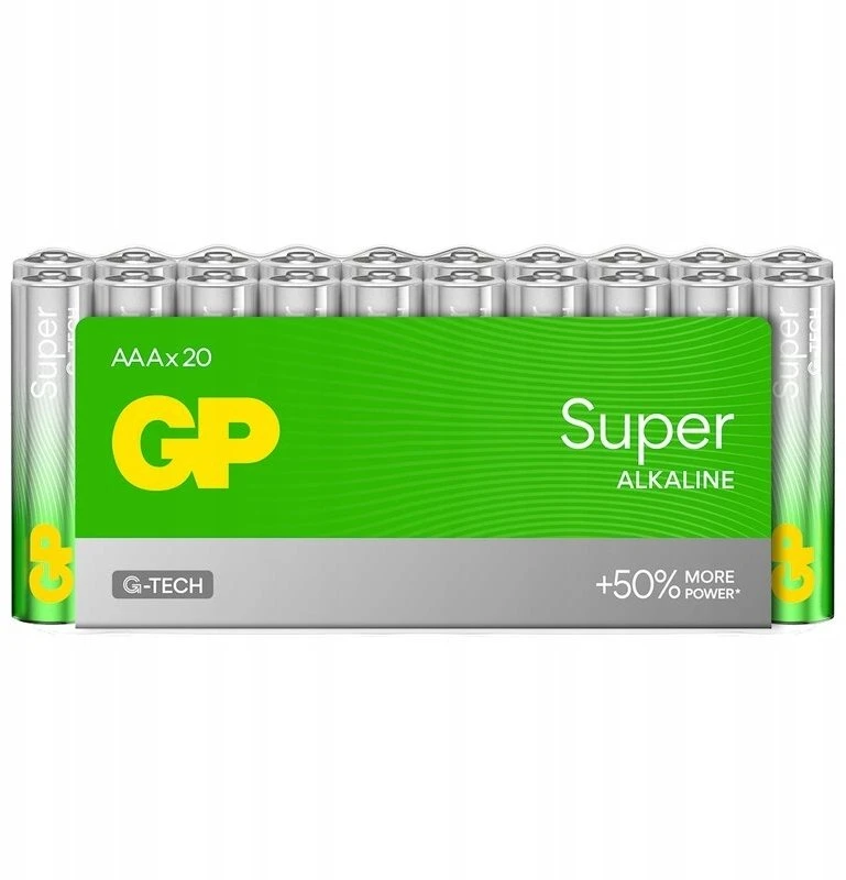 GP Baterija LR03 20 vnt.