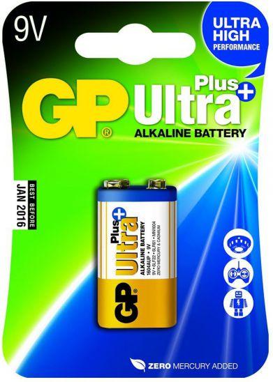 GP Bateria Ultra+ 9V Block 1 vnt.