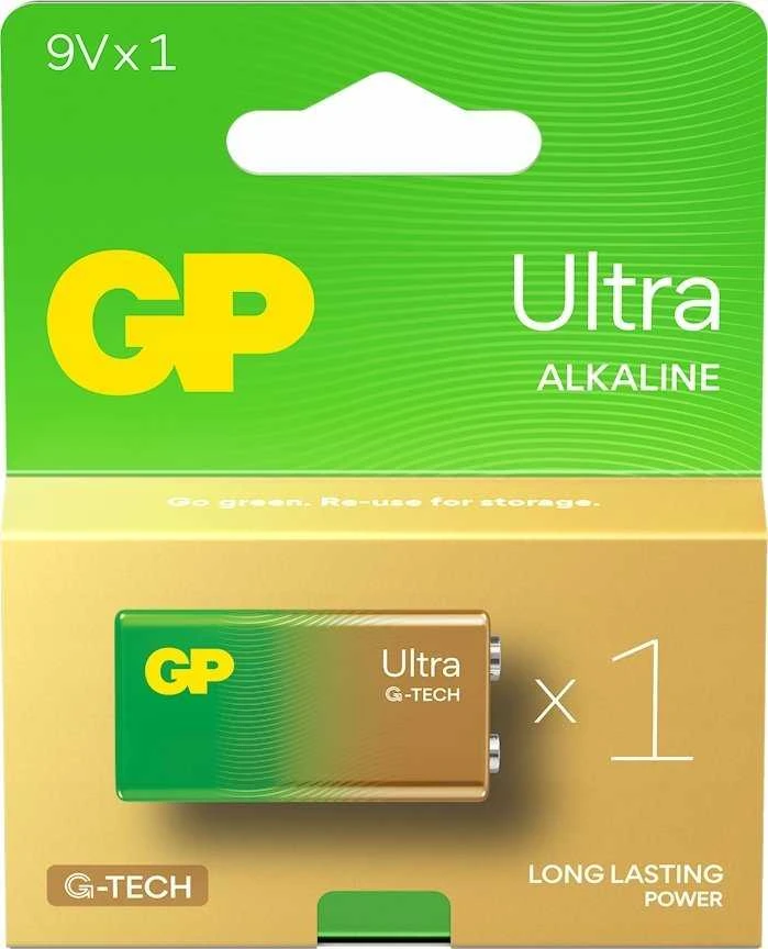 Gp Batteries GP 6LR61 Ultra (G-TECH) baterijos 1 vnt.