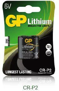 GP CR-P2 6V ličio baterija pakuotėje