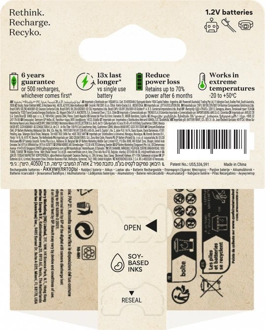 GP Akumuliatorius ReCyko AAA / R03 950mAh 2 vnt.