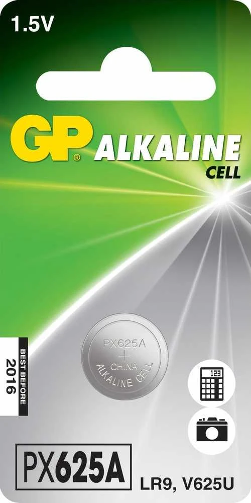 GP vienkartinės šarminės baterijos LR9, 1 vnt. pakuotė