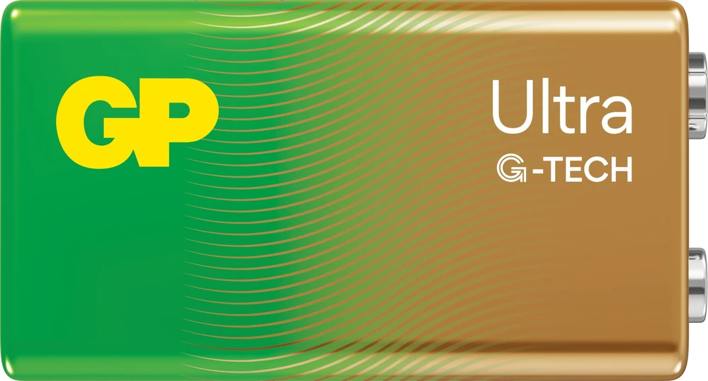 GP Battery GP Baterija GP - itin šarminė 9 V baterija, 1604AU/6LF22, 1 pakuotė