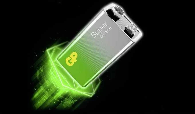 Gp Batteries Baterijos GP 6LR61 Super Alkaline (G-TECH) 1 vnt.
