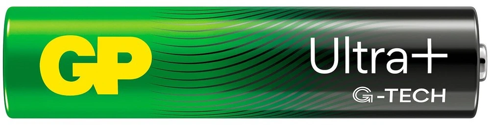 GP Ultra Plus Alkaline Baterija, Size AAA, 24AU/LR03, 1.5V, 10-pack