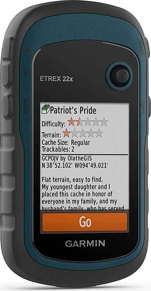 Garmin eTrex 22x Tvirtas rankinis GPS navigatorius