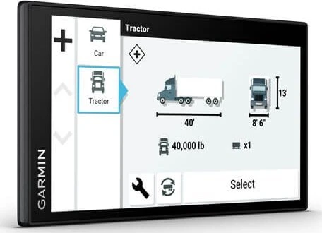 Sunkvežimių palydovinė navigacija Garmin dēzl LGV610 6" su „Live Traffic“