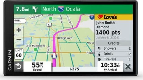 Sunkvežimių palydovinė navigacija Garmin dēzl LGV610 6" su „Live Traffic“