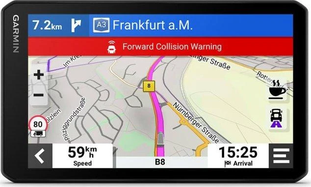 Sunkvežimio palydovinė navigacija su įmontuotu vaizdo registratoriumi +MT-D Garmin dēzlCam LGV710 7"