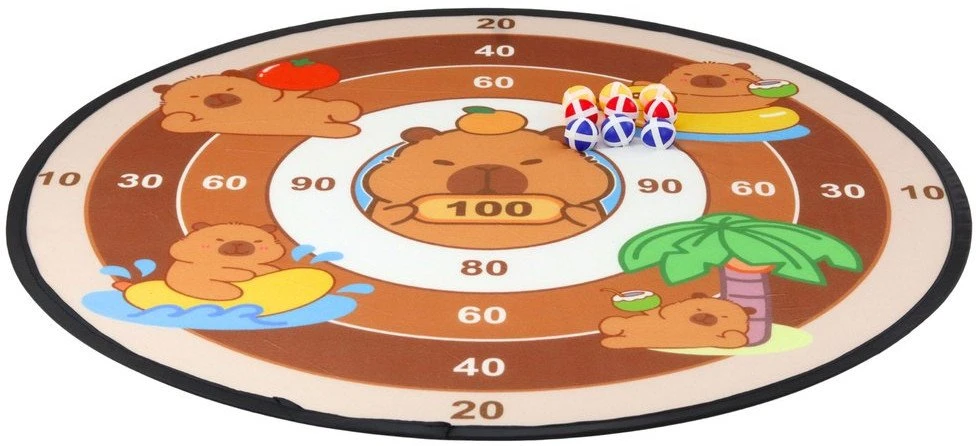 Lean Toys Taikinio žaidimas su kapibara 73,5 cm
