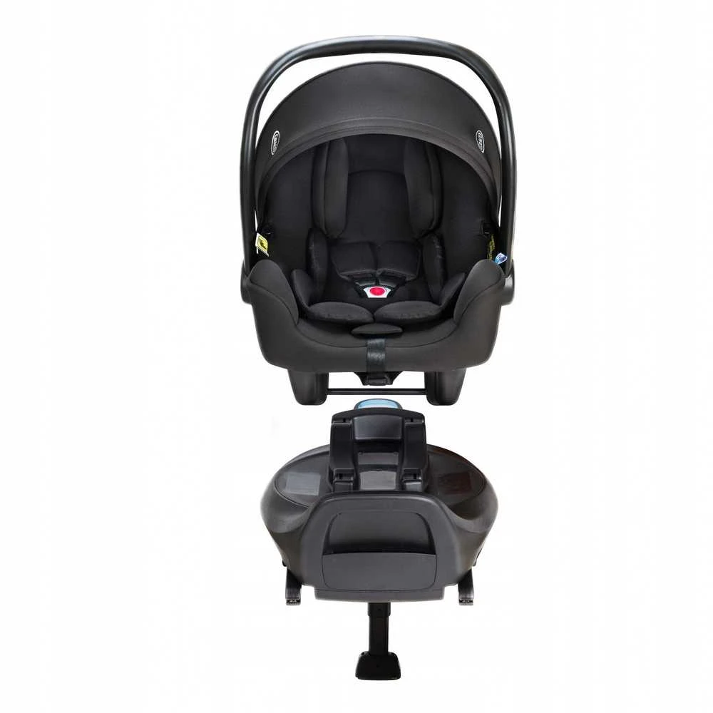 Automobilinė kėdutė Graco GRACO FOTELIK SNUGLITE Z BAZA SNUGTURN MIDNIGHT